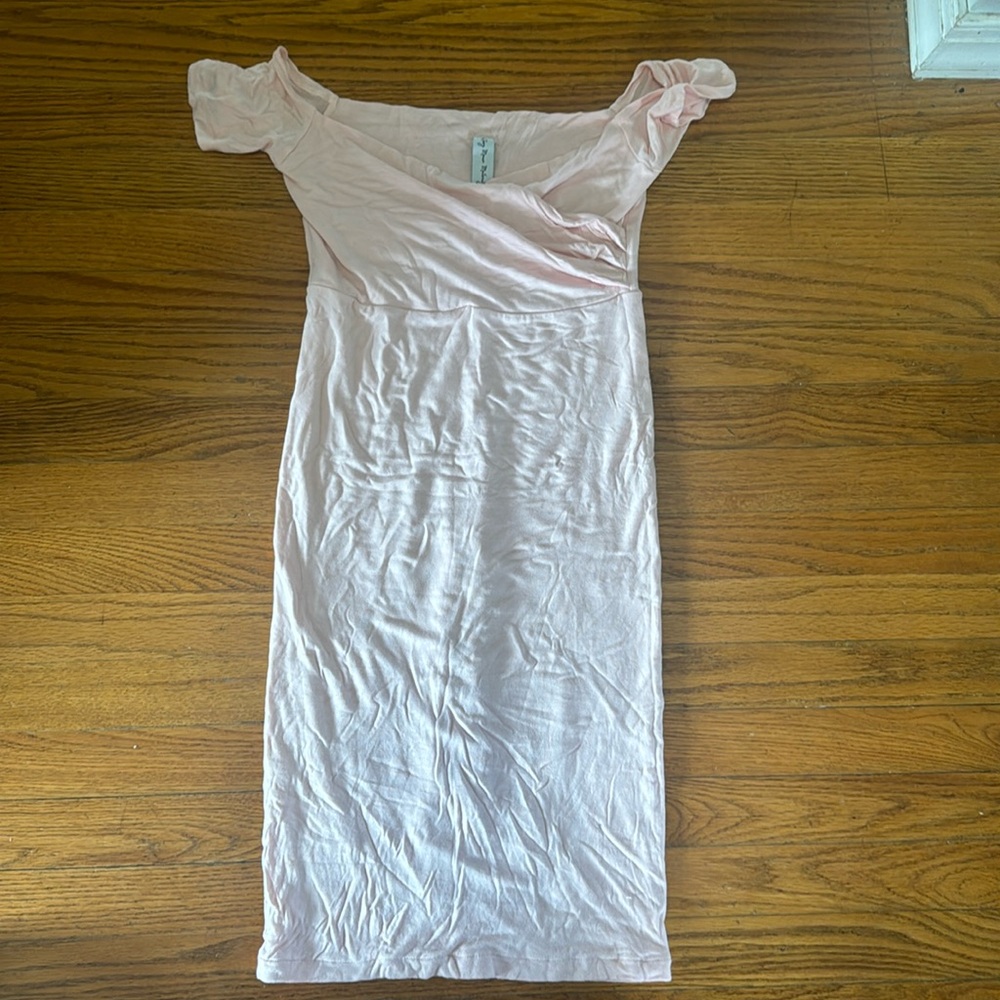 Sexy mama maternity size 0 blush light pink